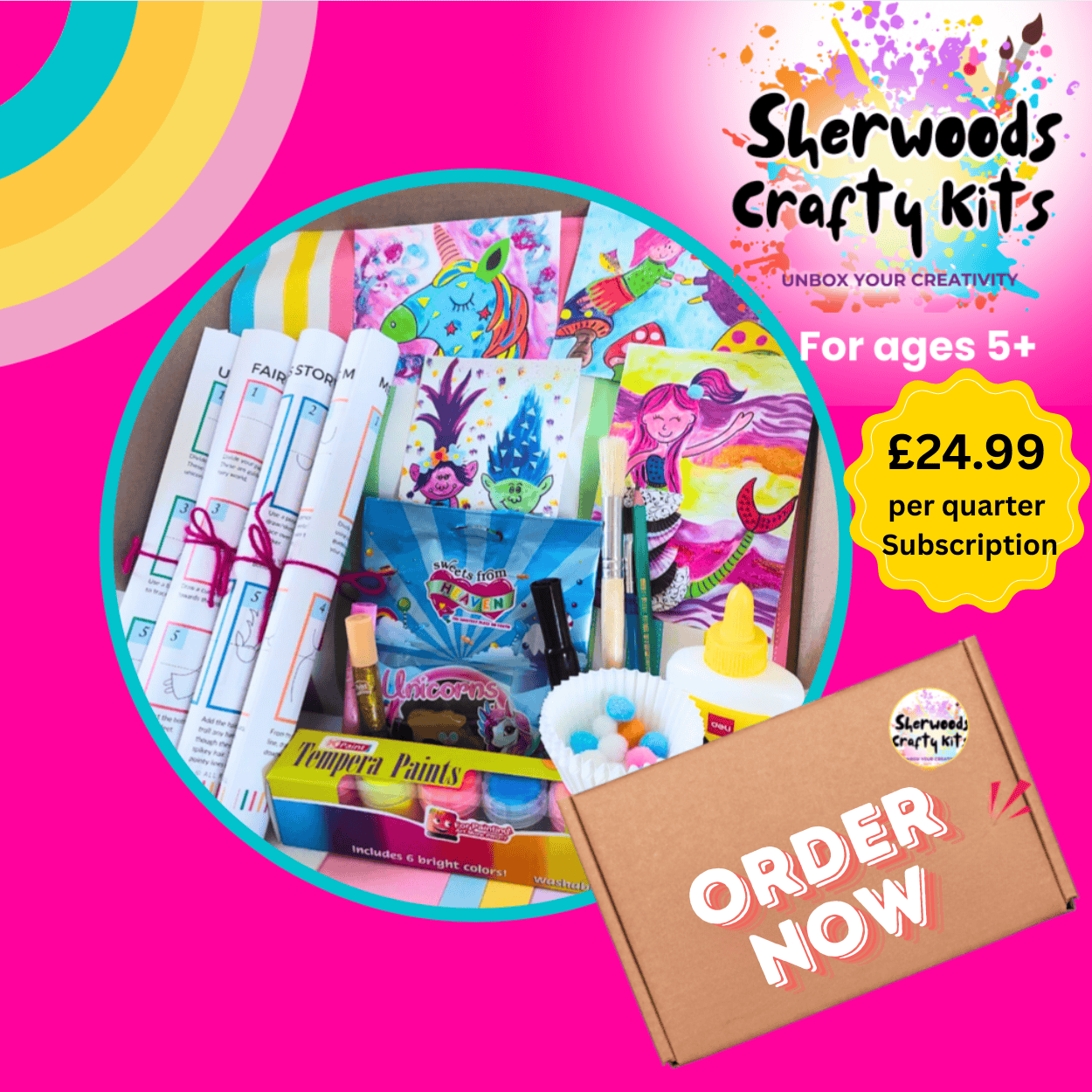 Monthly Subscription craft kits Crafty Corner - Craft Kits Sherwood Park hall