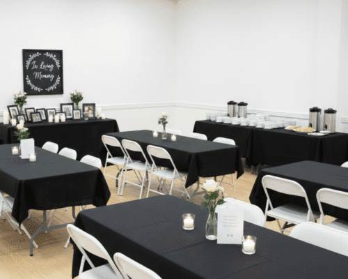 Funeral Reception Packages - Sherwood Park hall