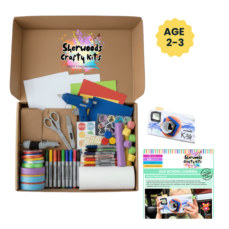 Old school camera craft kit